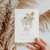 Palms and Prosecco Bridal Shower 招待状