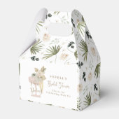 Palms and Prosecco bridal shower Cheers, Darling! フェイバーボックス (裏面サイド)