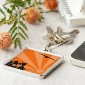 Palms and seagull Keychain キーホルダー (側面)