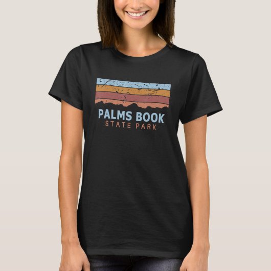 Palms Book State Park Michigan Retro Cool Tシャツ (正面)