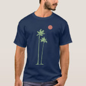 Palms in sunset tシャツ (正面)