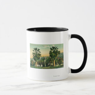PalmsParaisoの対の春の眺め、カリフォルニア マグカップ