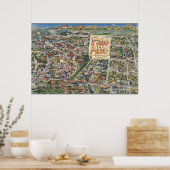 Palo Alto, California map ポスター (キッチン)