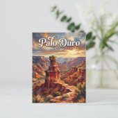 Palo Duro Canyon Texas ポストカード (スタンド正面)