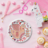  Paloma estilo folk ペーパープレート (パーティー)