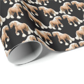 Palominoのジプシーの穂軸のVannerの馬の包装紙 ラッピングペーパー (ロールコーナー)