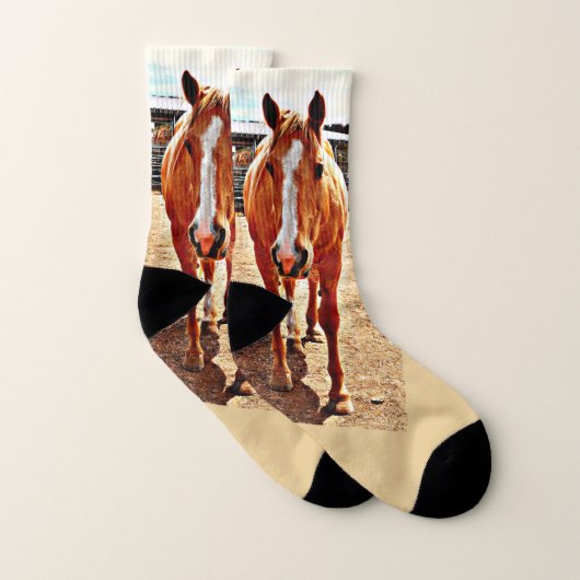 Palominoの馬のソックス ソックス (ペア)