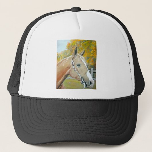 Palomino、馬のパステル キャップ (正面)