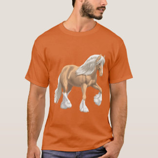 Palomino Gypsy Vanner Irish Cob Draft Horse family Tシャツ