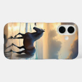 Palomino Horse On The Beach,  Case-Mate iPhoneケース (裏面 (横))