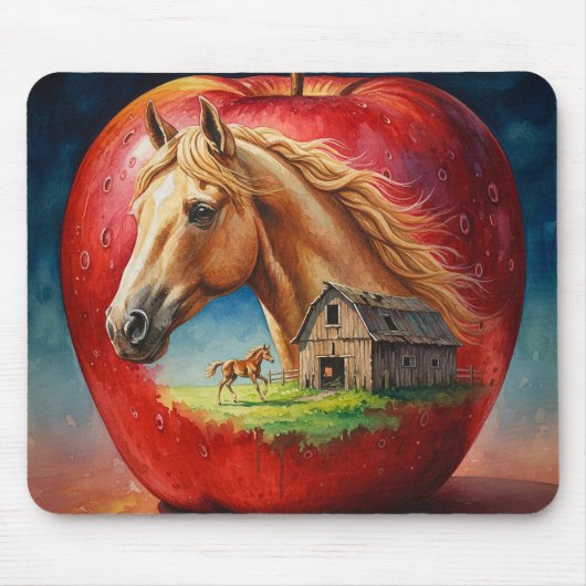 Palomino in an Apple マウスパッド (正面)