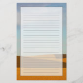 Palouseの地域の金小麦畑 便箋 (正面)