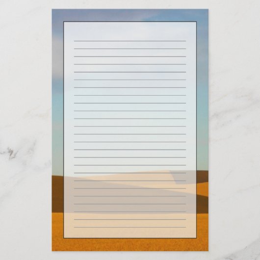 Palouseの地域の金小麦畑 便箋 (正面)