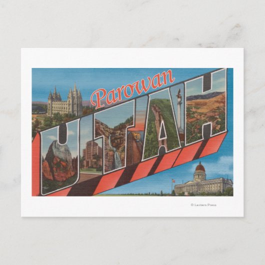 Palowan, UtahLarge Letter ScenesPalowan, UT ポストカード (正面)