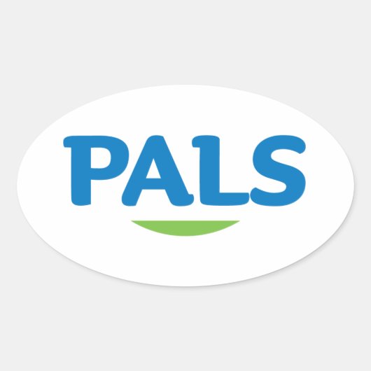 PALSステッカー 楕円形シール (正面)
