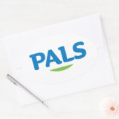 PALSステッカー 楕円形シール (封筒)