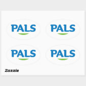 PALSステッカー 楕円形シール (シート)