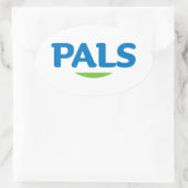 PALSステッカー 楕円形シール (バッグ)