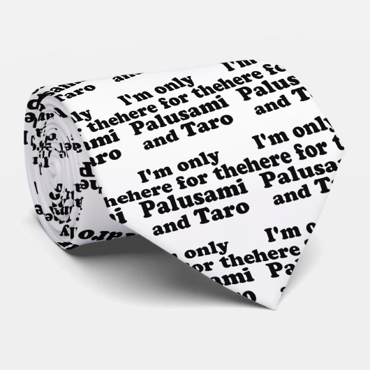 Palusamiおよびタロイモ ネクタイ (ロール)