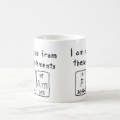 Pamの周期表の名前のマグ コーヒーマグカップ (中央)