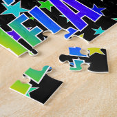 「PAMELA」名、おもしろい「ハッピーバースデー」 ジグソーパズル (側面)