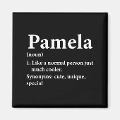 Pamela Name Definition Funny D  マグネット (正面)