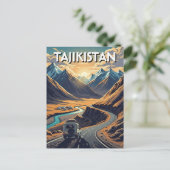 Pamir Highway Tajikistan Travel  ポストカード (スタンド正面)