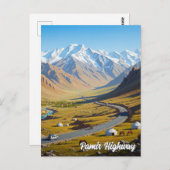 Pamir Highway Tajikistan Travel  ポストカード (正面/裏面)