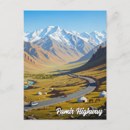 Pamir Highway Tajikistan Travel  ポストカード