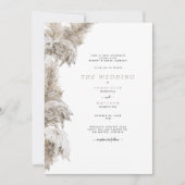 Pampas Beigeが両親のIIを結婚設定 招待状 (正面)