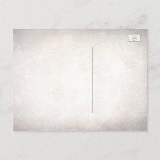 Pampas Grass and Greenery Boho日付を保存 案内ポストカード (裏面)