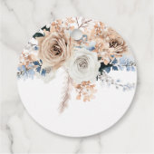 Pampas Grass Boho Baby Shower  フェイバータグ (裏面)