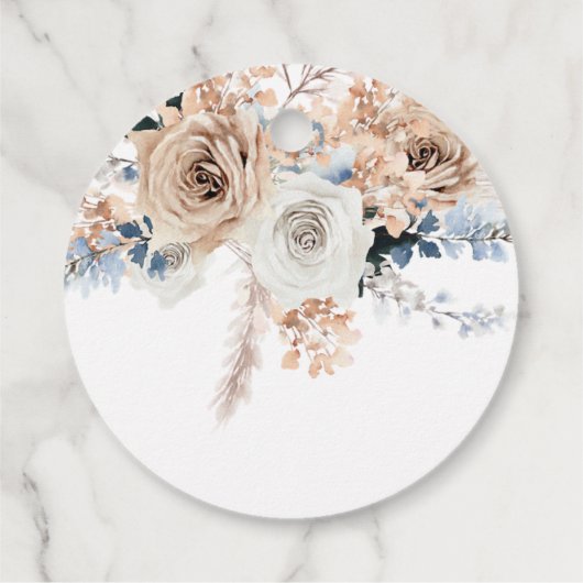 Pampas Grass Boho Wedding フェイバータグ (裏面)