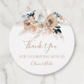 Pampas Grass Boho Wedding フェイバータグ (正面)