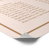 Pampas Grass Christian Event Seating Chart ポスター (角)