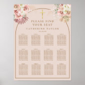 Pampas Grass Christian Event Seating Chart ポスター (正面)