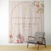 Pampas Grass Confirmation Photo Backdrop タペストリー (インサイチュ)