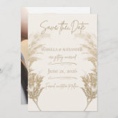 Pampas Grass Save the Date セーブザデート (正面/裏面)