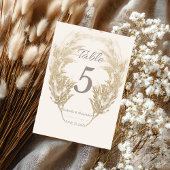 Pampas Grass Table Card テーブルナンバー
