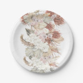 Pampas Grass Tropical Jungle ペーパープレート (正面)