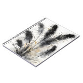 Pampas Grass - Watercolor flowers ノートブック (左側)