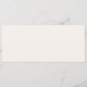 Pampas Grass Wedding Menu Card メニュー (裏面)