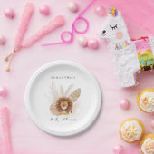 Pampas Lion赤ちゃんシャワー招待ウェルカムサイン ペーパープレート (パーティー)