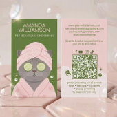 Pampered Pet Cat Spa Grooming Salon Professional  名刺