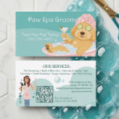 Pampered Pet Dog Spa Groomer Professional Stylist  名刺
