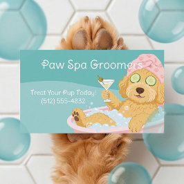 Pampered Pet Dog Spa Groomer Professional Stylist 名刺
