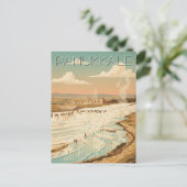 Pamukkale Turkey Travel Postcard ポストカード (スタンド正面)