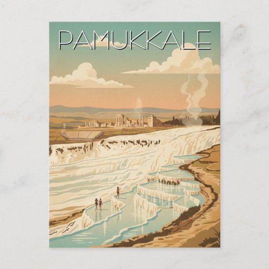 Pamukkale Turkey Travel Postcard ポストカード (正面)