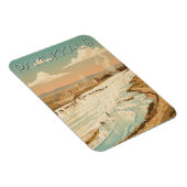 Pamukkale Turkey Travel Postcard マグネット (右側)