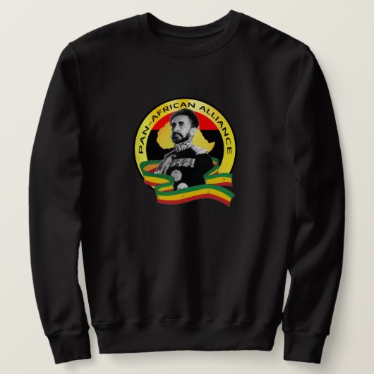 PAN-AFRICAN-ALLIANCE Africa Jah Rastafari Sweater  スウェットシャツ (デザイン正面)